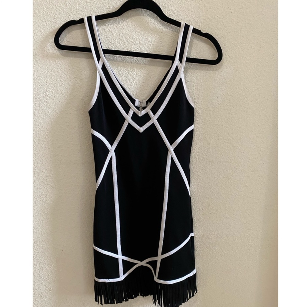 Black and White Guess Dress